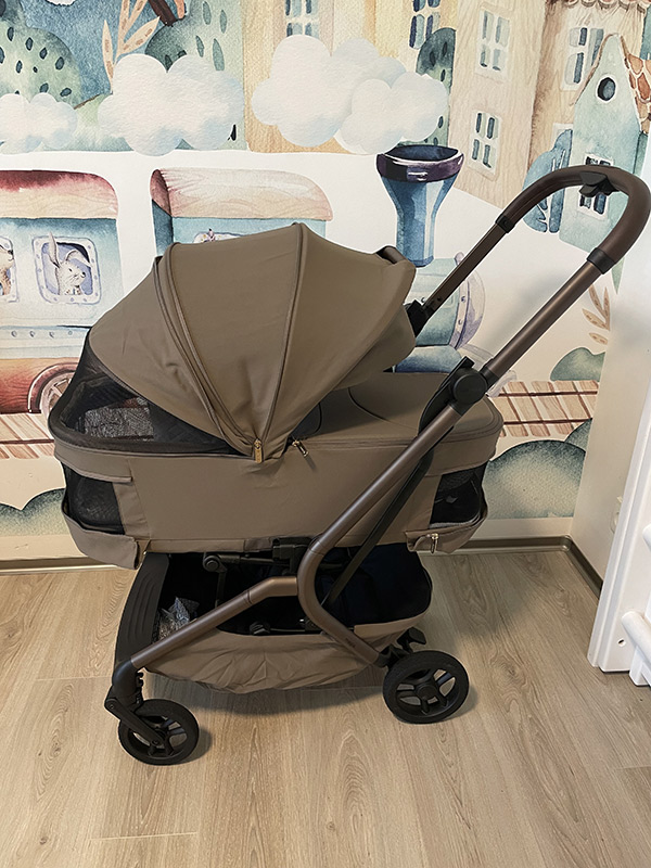 Carrello Magia Cocoa Beige s korbičkou